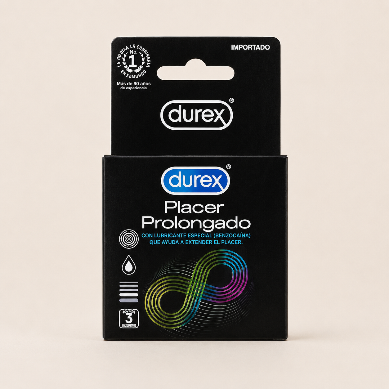 Condón Durex Preservativo Love Sex Placer Prolongado X 3 Und