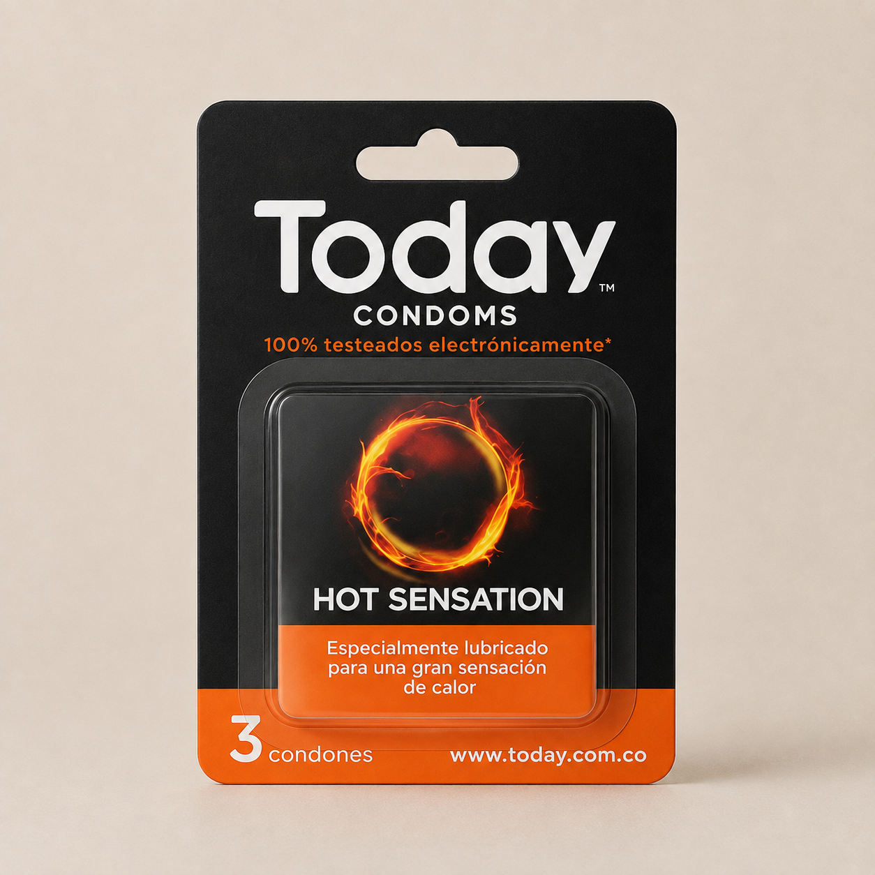 Condones Today Hot Sensation X 3 Unds