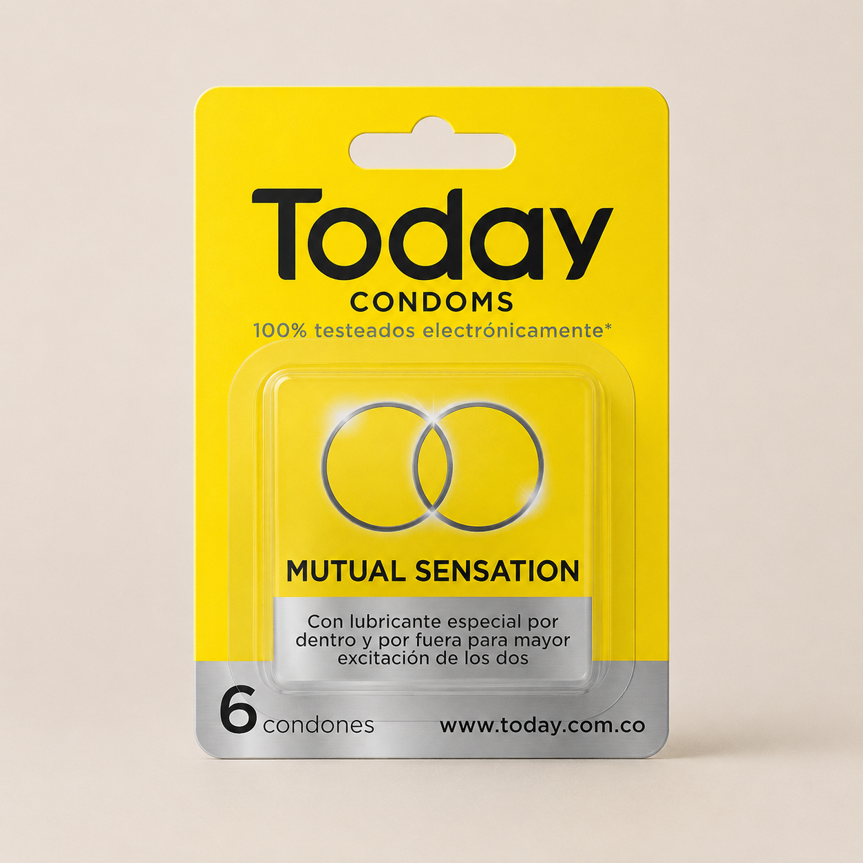 Condones Today Mutual Sensation X 6 Unds​