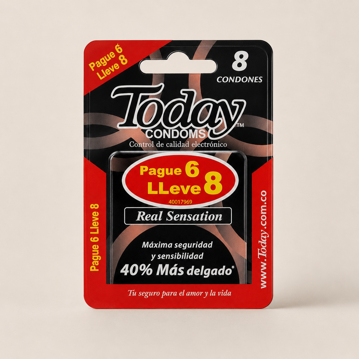 Condones Today Real Sensation Blister X 8