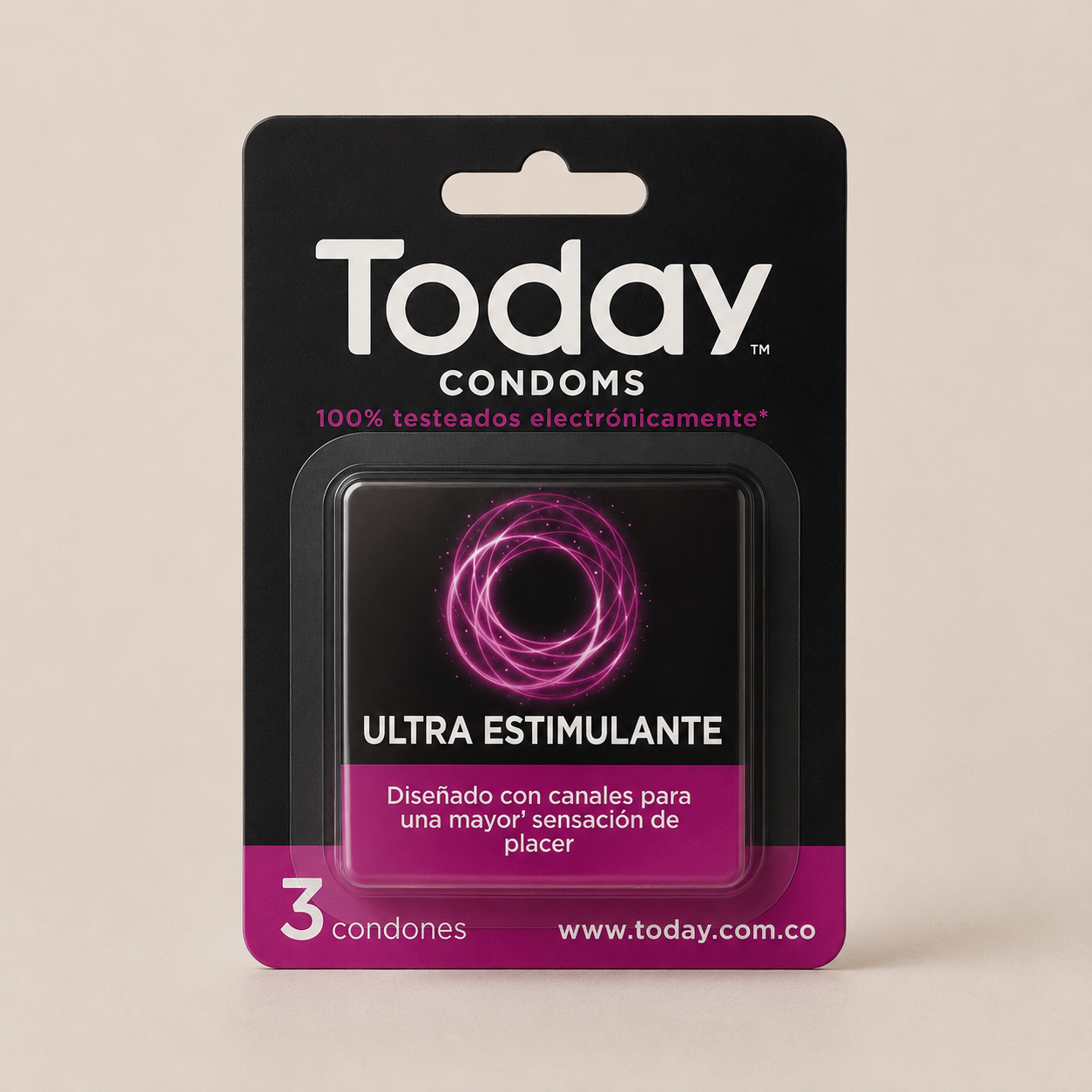 Condones Today Ultra Estimulante X 3 Unds