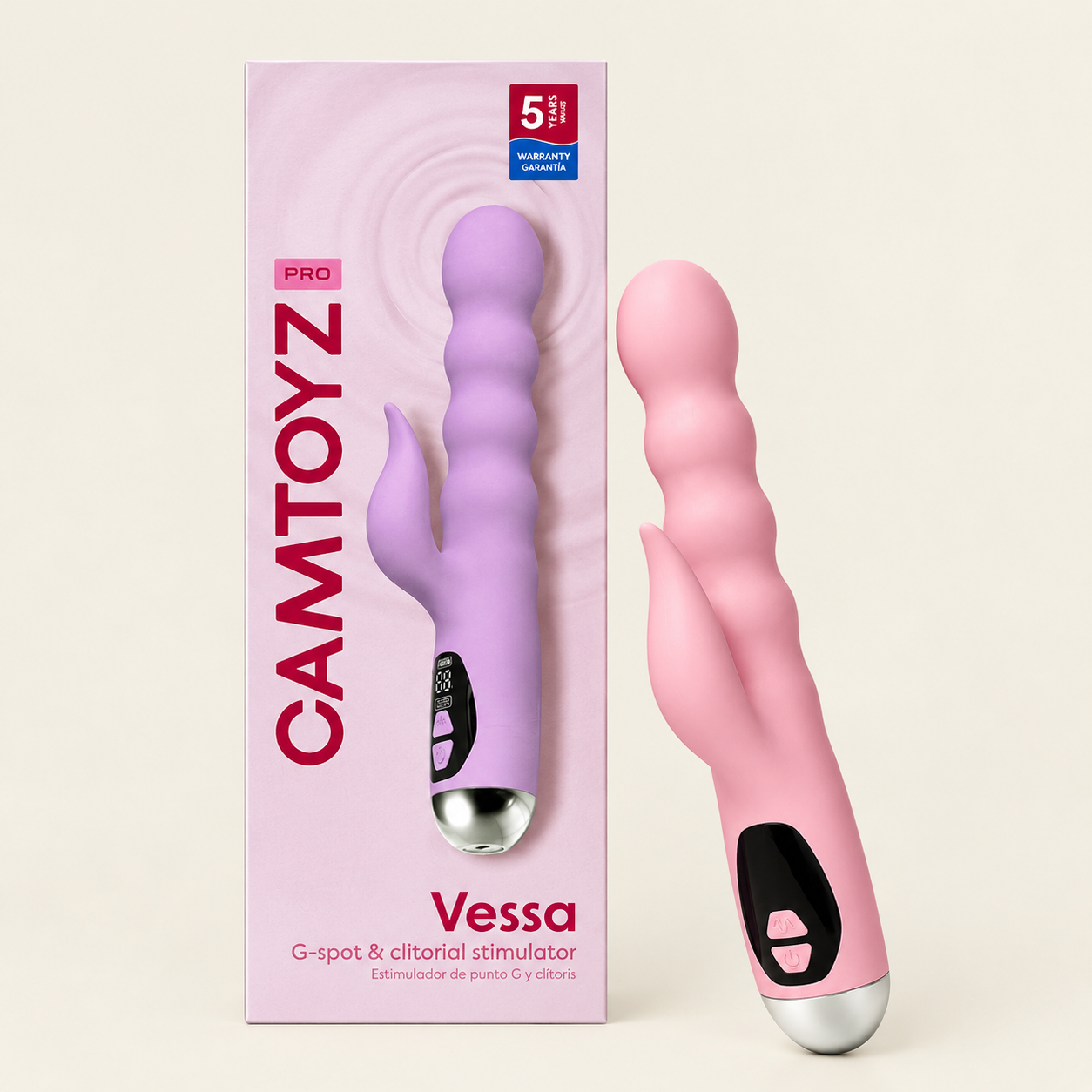 Estimulador de punto G y clítoris Vessa Camtoyz