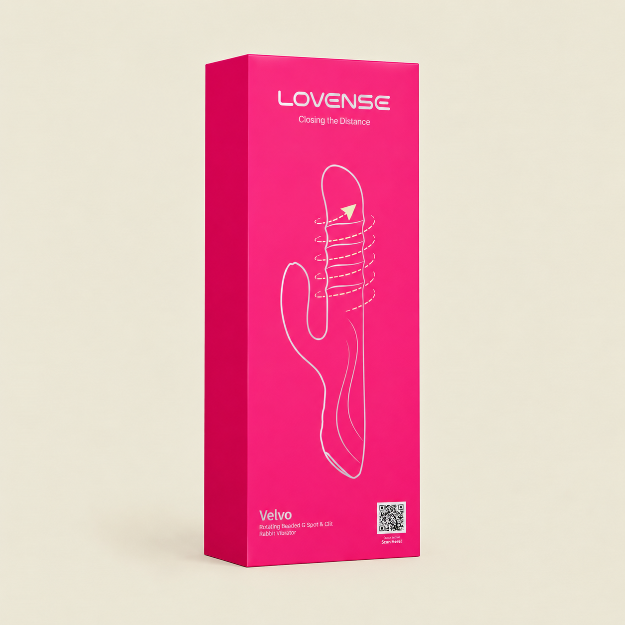 Lovense Vibrador Rabbit Rotativo Velvo