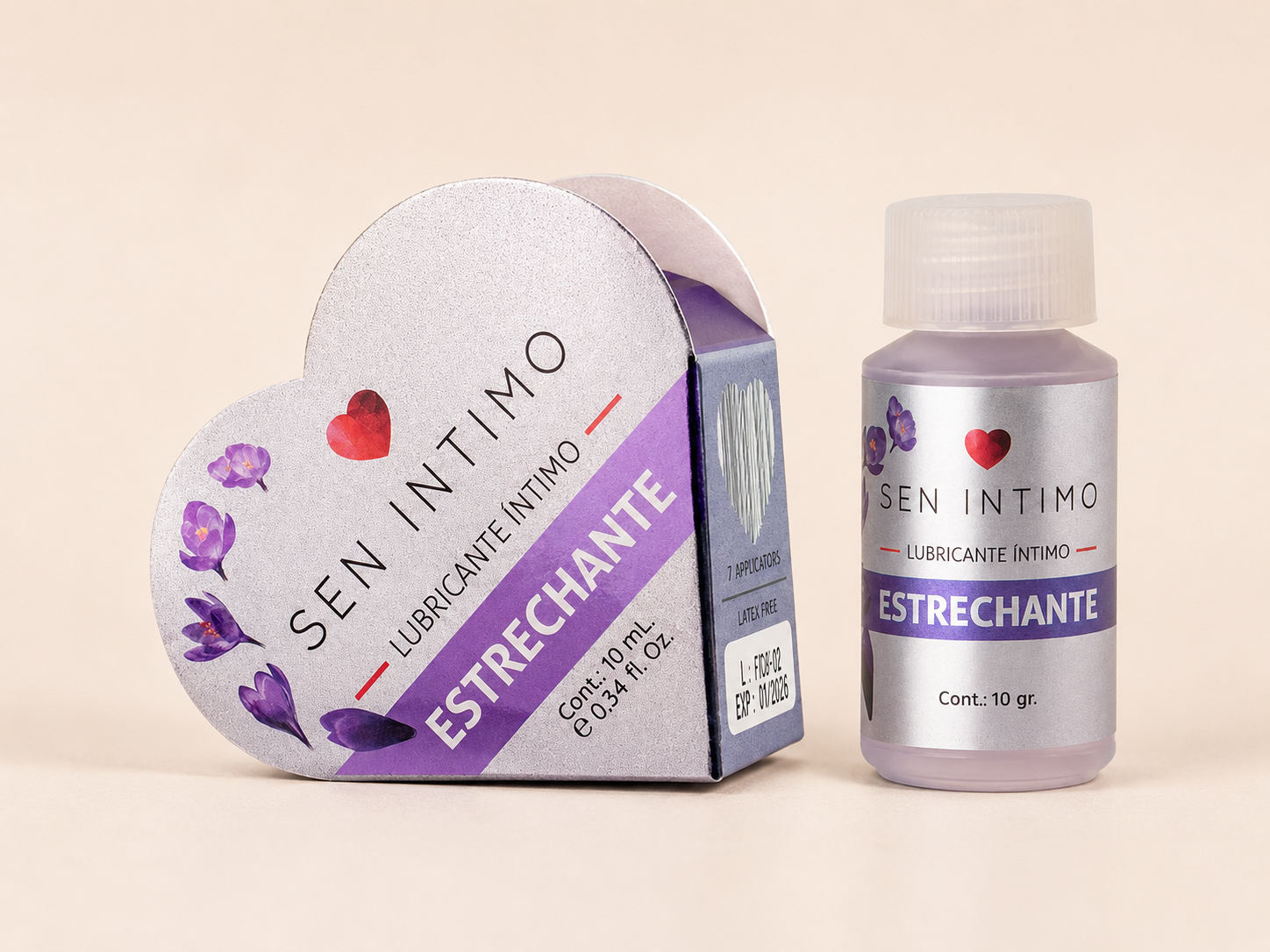 Lubricante íntimo Estrechante x 10 ml Sen Íntimo