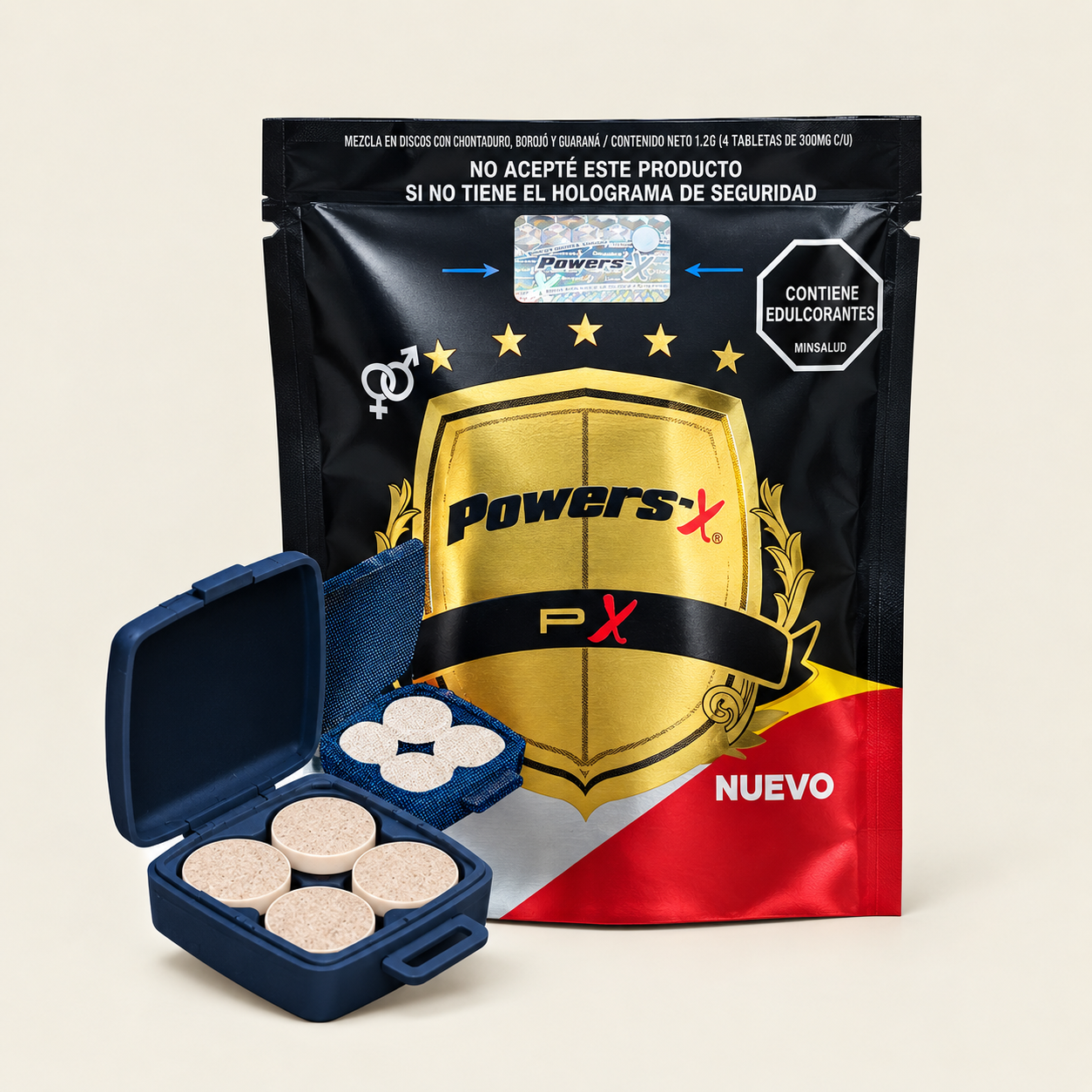 Pastillas Power Sex Bolsa x 100 sobres hombre