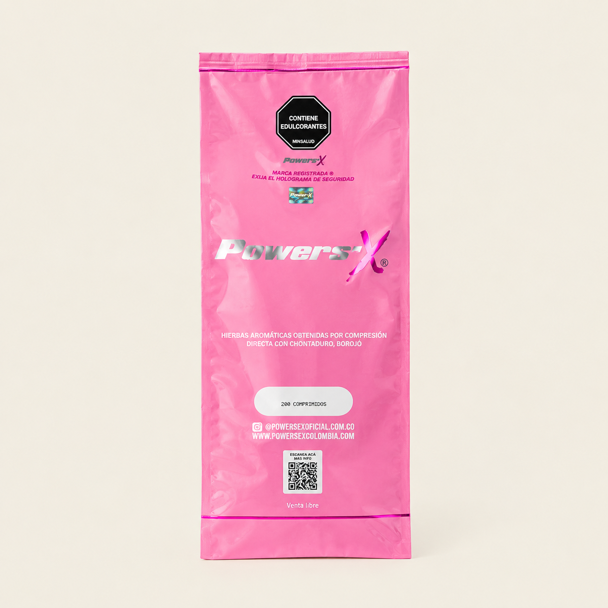 Pastillas Power Sex Bolsa x 50 sobres mujer