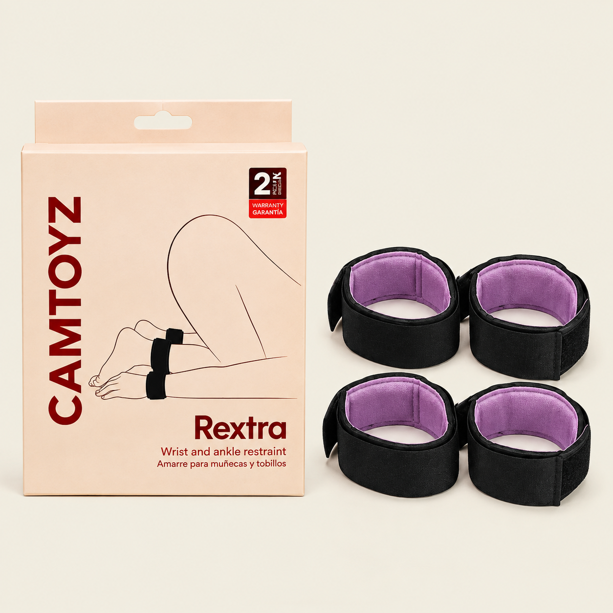 Rextra Amarres para Muñecas y Tobillos Camtoyz