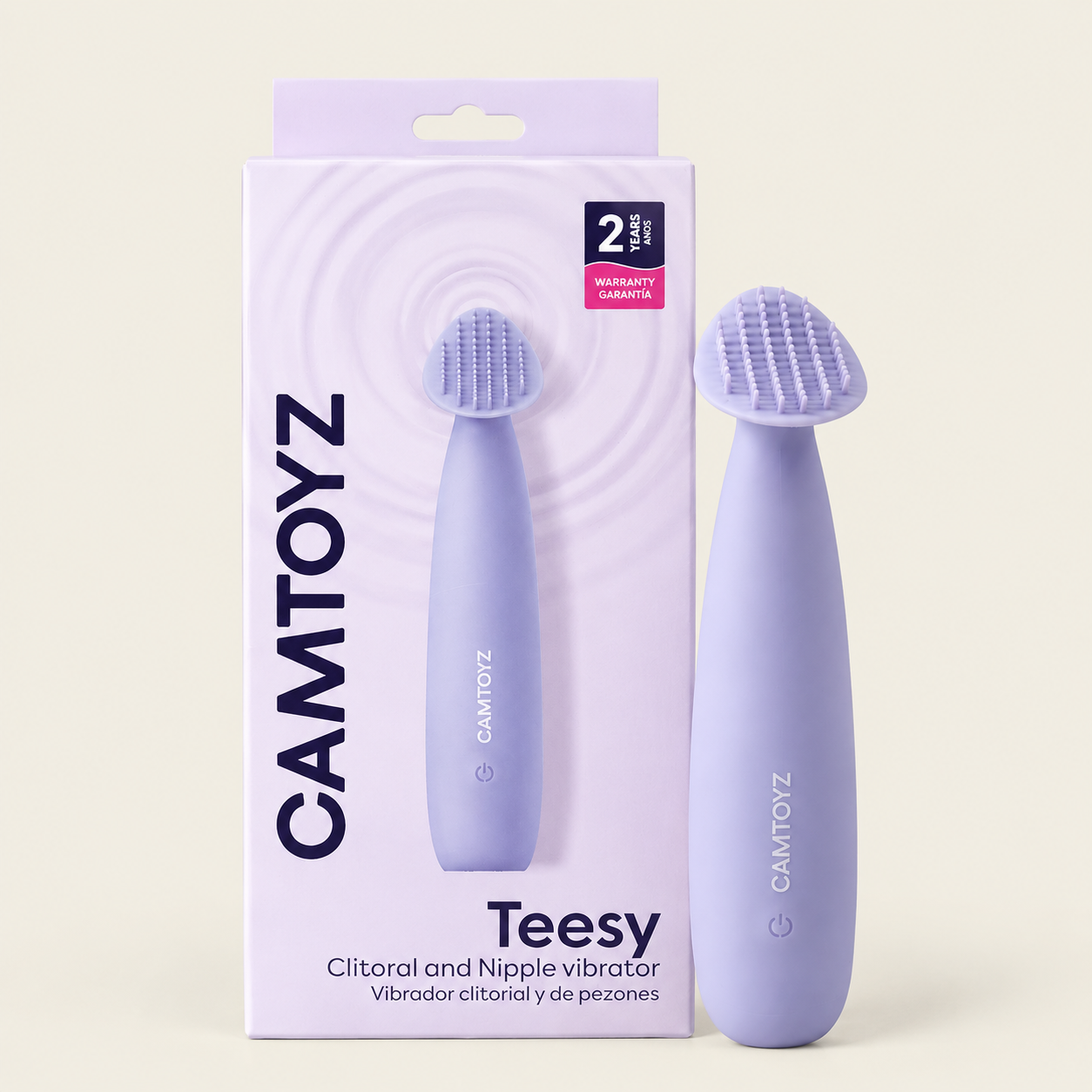 Teesy Vibrador de Clítoris y Pezones Camtoyz
