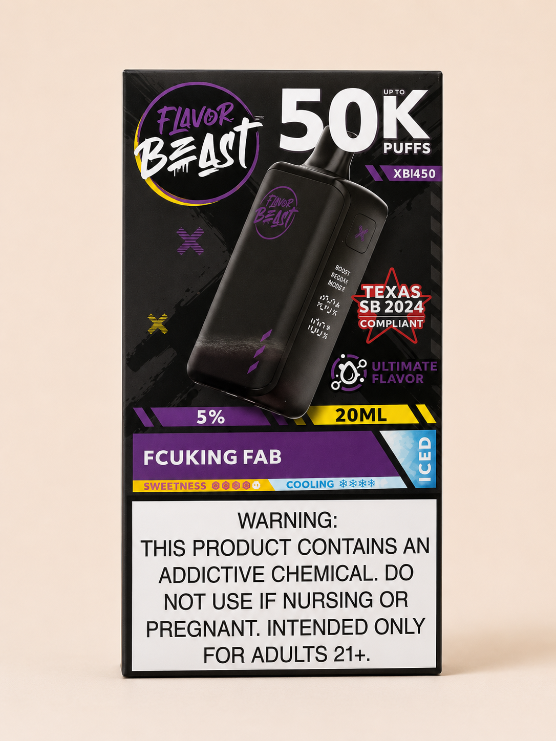 VAPE FLAVOR BEAST 50 K PUFFS