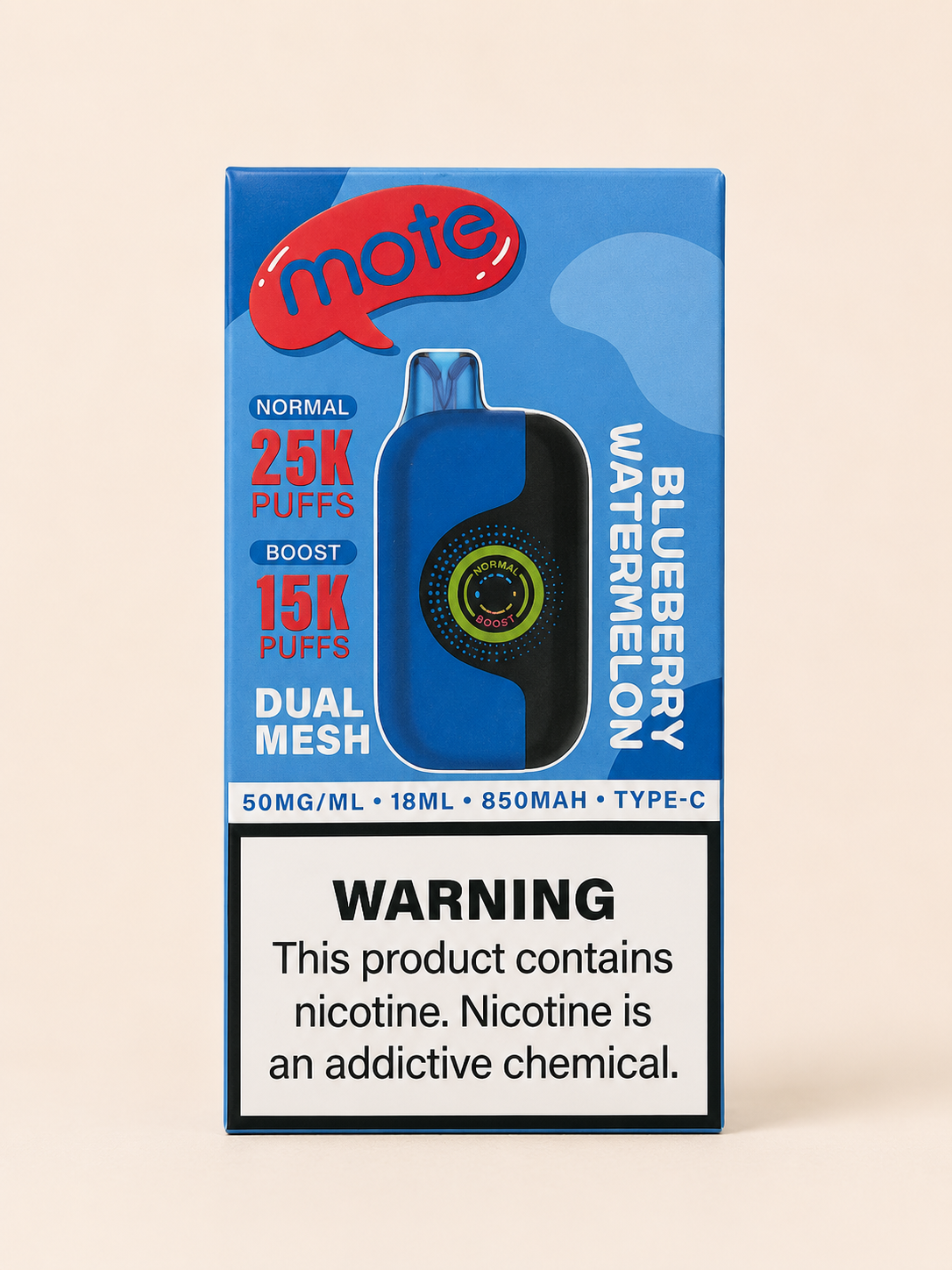 VAPE MOTE 25K PUFFS AZUL