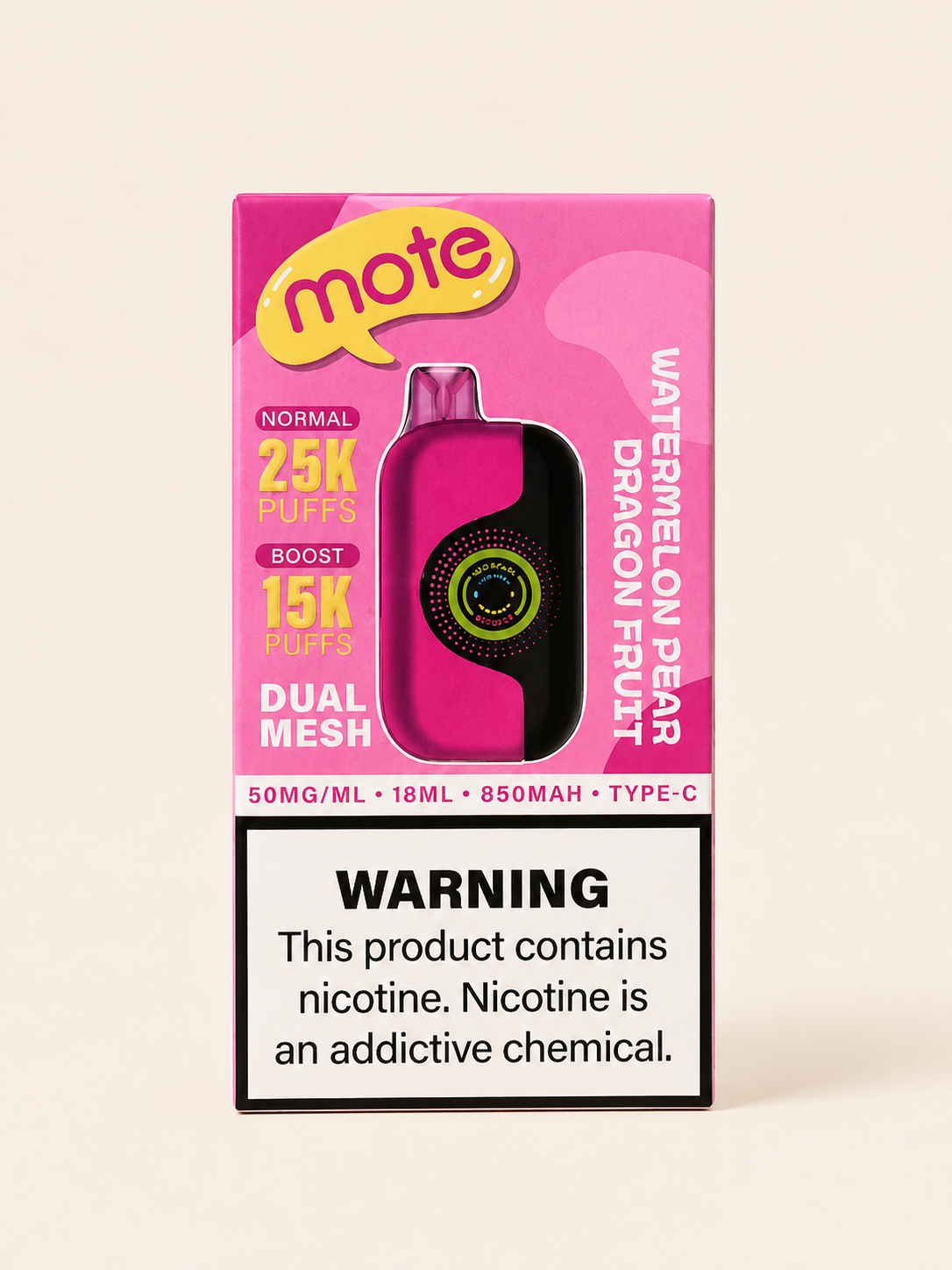 Vape Mote 25K PUFFS ROSA